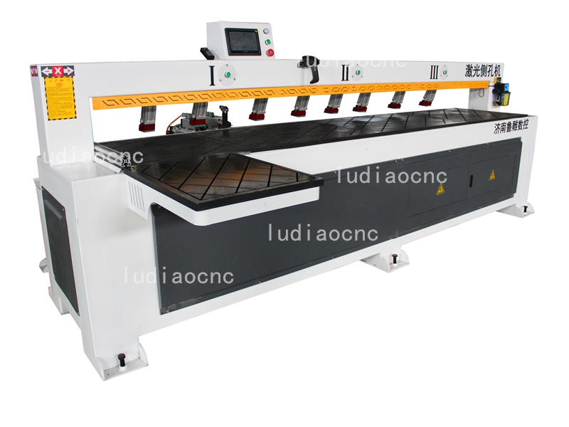双头带扫码枪隐形件数控侧孔机LD-2400-2T型号 双头带扫码枪隐形件数控侧孔机LD-2400-2T型号