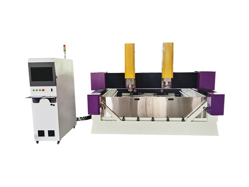 LD1825双头独立圆柱平面一体石材雕刻机 LD1825双头独立圆柱平面一体石材雕刻机