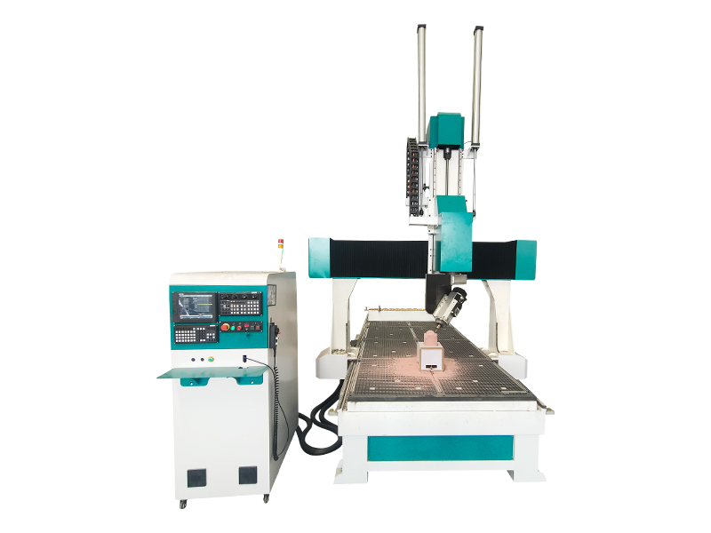 1325五轴联动雕刻机龙门动白色配绿色 1325五轴联动雕刻机龙门动白色配绿色