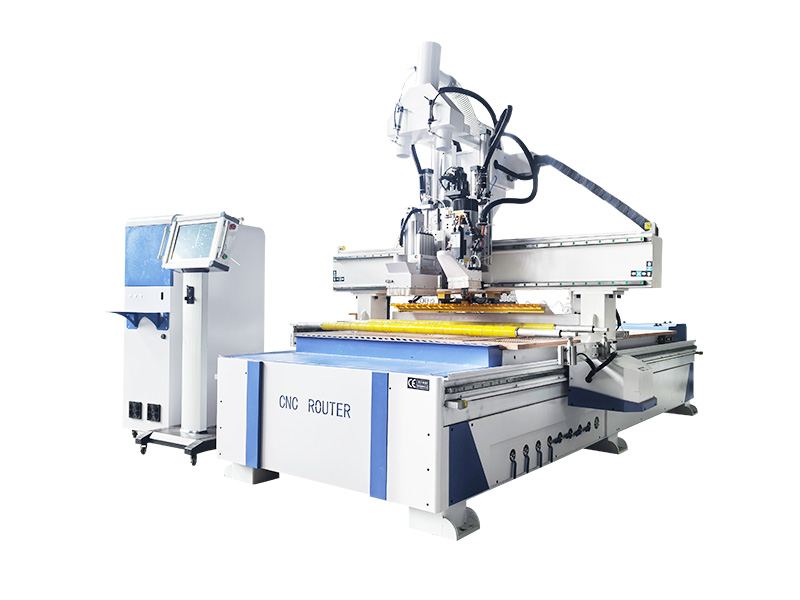 1328直排换刀加排钻加自动上下料开料机 1328直排换刀加排钻加自动上下料开料机