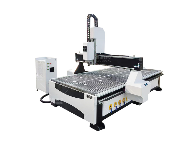 1325单头真空吸附雕刻机黑色配白色